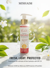 MISHAIM Oil-Free Moisturizer SPF 25 – Lightweight, Non-Greasy Daily Hydration for All Skin Types