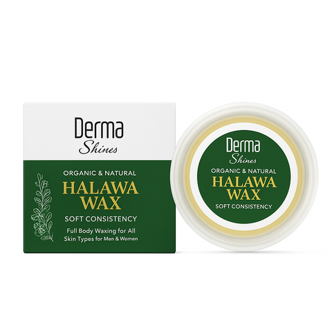 Derma Shine Halawa Hair Removal Wax – 100% Natural Sugar Wax for Face & Body (300g)