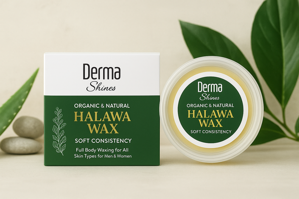 Derma Shine Halawa Hair Removal Wax – 100% Natural Sugar Wax for Face & Body (300g)