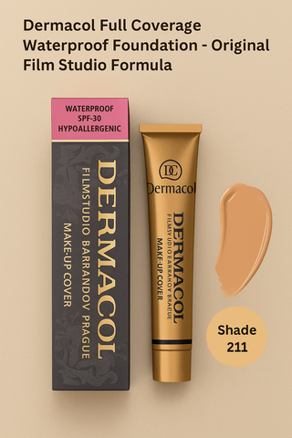 Dermacol Full Coverage Waterproof Foundation – Original Film Studio Formula