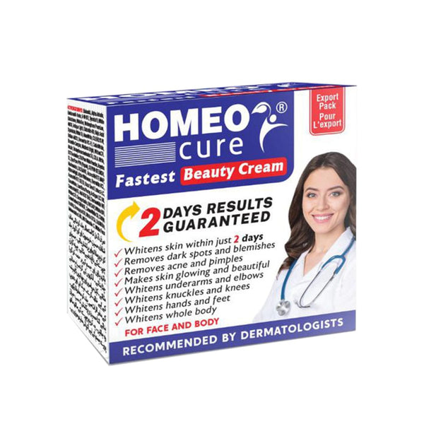 Homeo Cure Fastest Beauty Cream – 2 Days Visible Results | For Face & Body